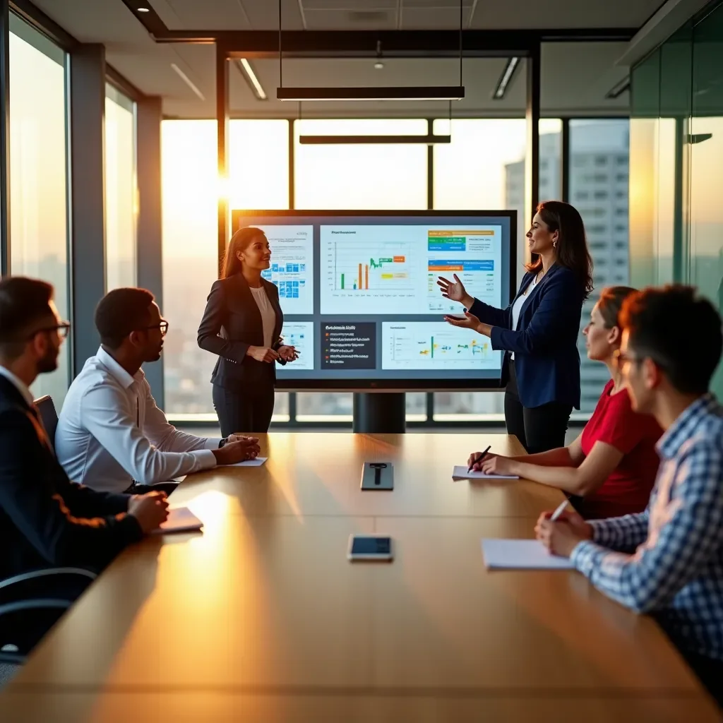 Modern office environment