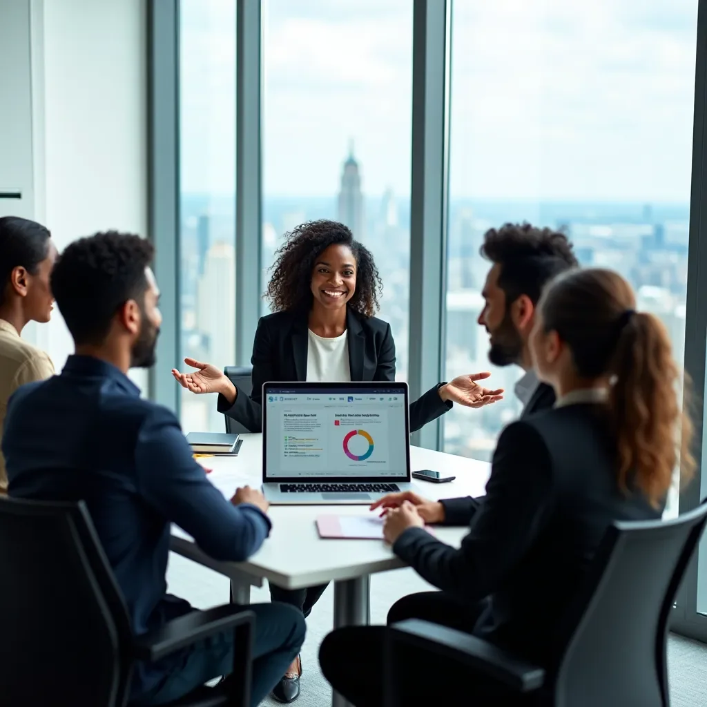 Professional team collaboration